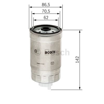 Filtre à carburant BOSCH F 026 402 010