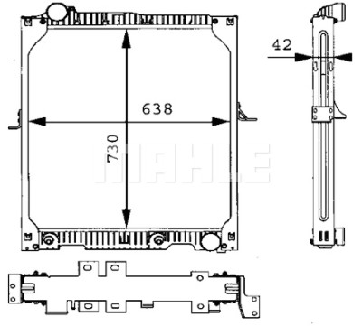Radiateur, refroidissement du moteur