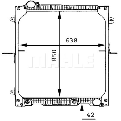 Radiateur, refroidissement du moteur