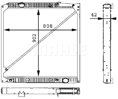Radiateur, refroidissement du moteur