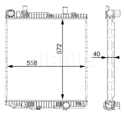 Radiateur, refroidissement du moteur