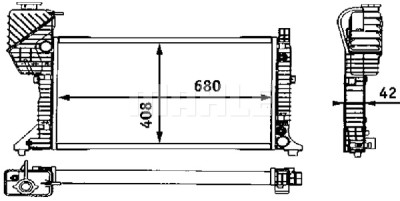Radiateur, refroidissement du moteur