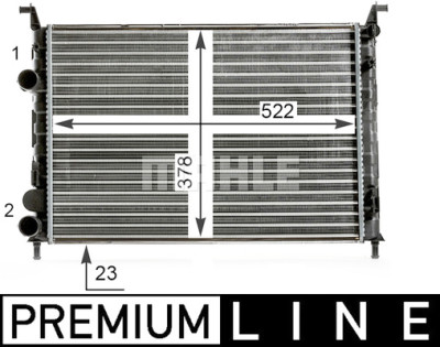 Radiateur, refroidissement du moteur