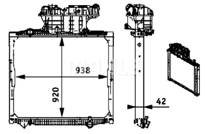 Radiateur, refroidissement du moteur
