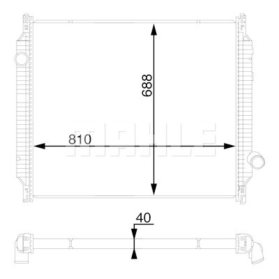 Radiateur, refroidissement du moteur