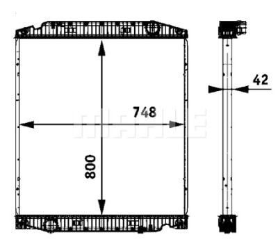 Radiateur, refroidissement du moteur
