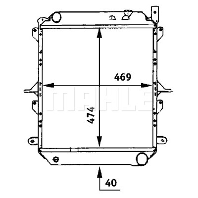 Radiateur, refroidissement du moteur