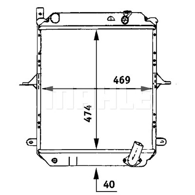 Radiateur, refroidissement du moteur