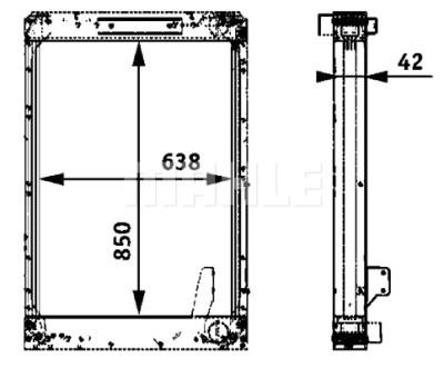 Radiateur, refroidissement du moteur