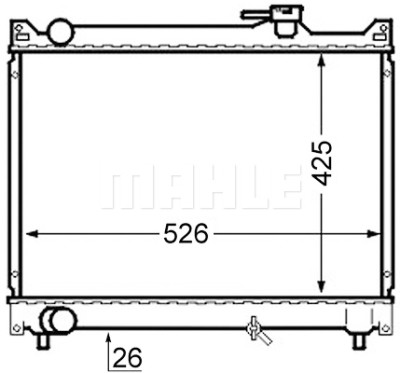 Radiateur, refroidissement du moteur