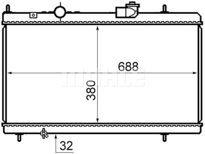 Radiateur, refroidissement du moteur