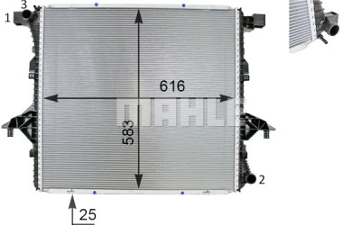 Radiateur, refroidissement du moteur