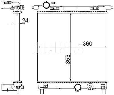 Radiateur, refroidissement du moteur
