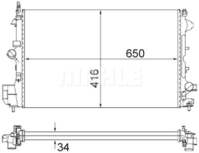 Radiateur, refroidissement du moteur