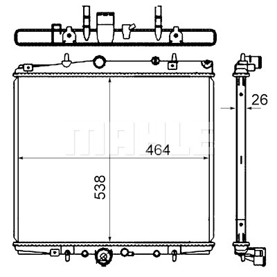 Radiateur, refroidissement du moteur