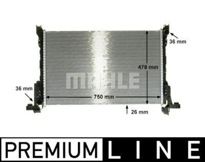Radiateur, refroidissement du moteur
