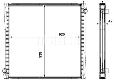 Radiateur, refroidissement du moteur