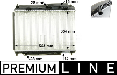 Radiateur, refroidissement du moteur