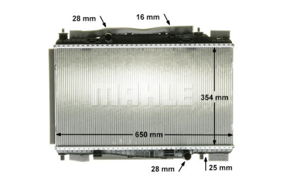 Radiateur, refroidissement du moteur