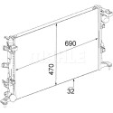 Radiateur, refroidissement du moteur