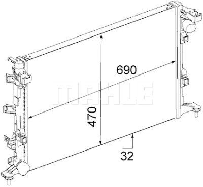 Radiateur, refroidissement du moteur