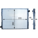 Radiateur, refroidissement du moteur