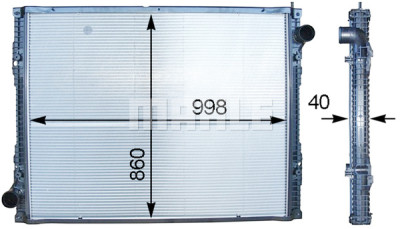 Radiateur, refroidissement du moteur