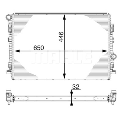 Radiateur, refroidissement du moteur