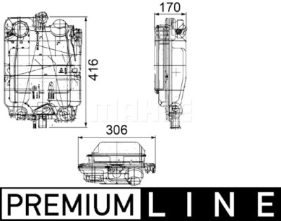 Vase d'expansion, liquide de refroidissement