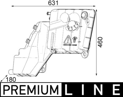 Vase d'expansion, liquide de refroidissement