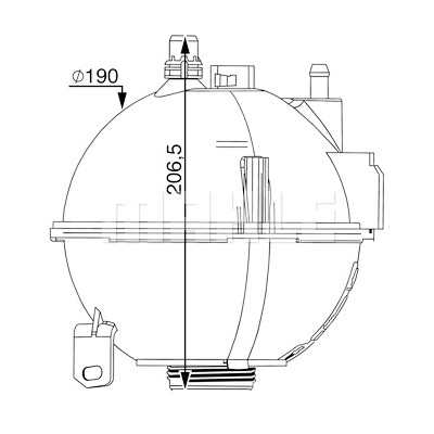 Vase d'expansion, liquide de refroidissement