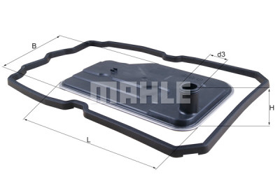 Filtre hydraulique, transmission automatique MAHLE ORIGINAL HX 124D