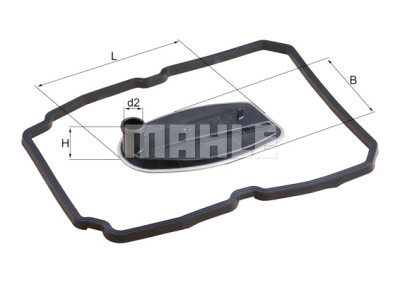 Filtre hydraulique, transmission automatique MAHLE ORIGINAL HX 81D