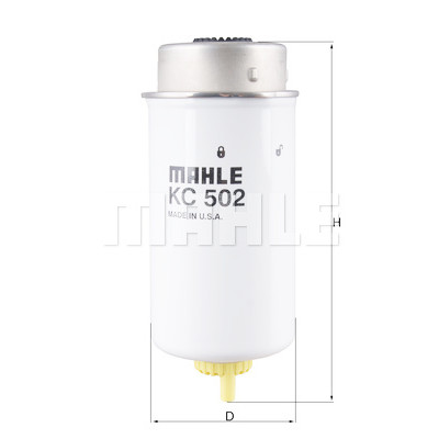 Filtre à carburant MAHLE ORIGINAL KC 502