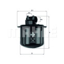 Filtre à carburant MAHLE ORIGINAL KL 108
