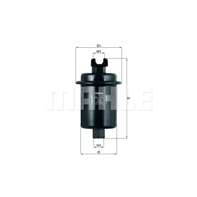 Filtre à carburant MAHLE ORIGINAL KL 111