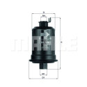 Filtre à carburant MAHLE ORIGINAL KL 129