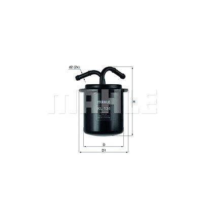 Filtre à carburant MAHLE ORIGINAL KL 134