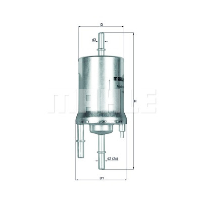 Filtre à carburant MAHLE ORIGINAL KL 156/1