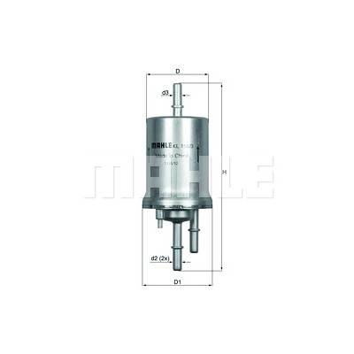 Filtre à carburant MAHLE ORIGINAL KL 156/3