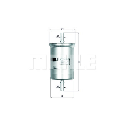 Filtre à carburant MAHLE ORIGINAL KL 165/1
