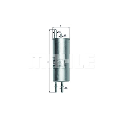 Filtre à carburant MAHLE ORIGINAL KL 167