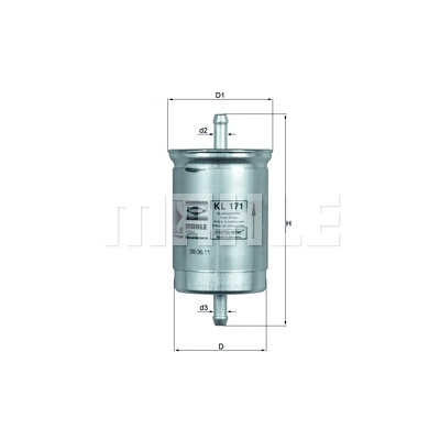 Filtre à carburant MAHLE ORIGINAL KL 171