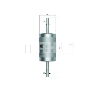 Filtre à carburant MAHLE ORIGINAL KL 181