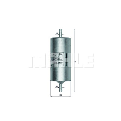 Filtre à carburant MAHLE ORIGINAL KL 194