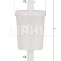 Filtre à carburant MAHLE ORIGINAL KL 257
