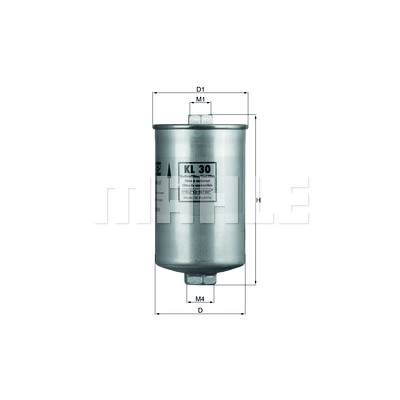 Filtre à carburant MAHLE ORIGINAL KL 30