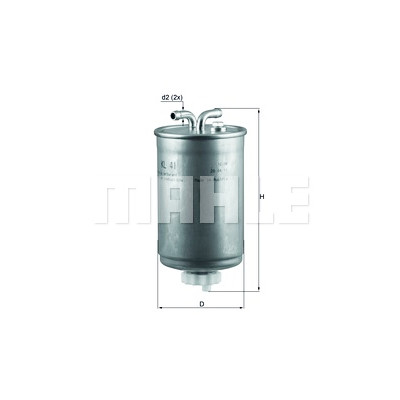 Filtre à carburant MAHLE ORIGINAL KL 41
