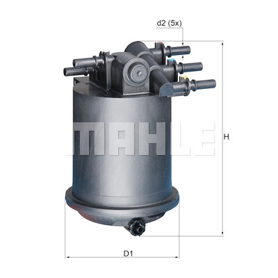 Filtre à carburant MAHLE ORIGINAL KL 414