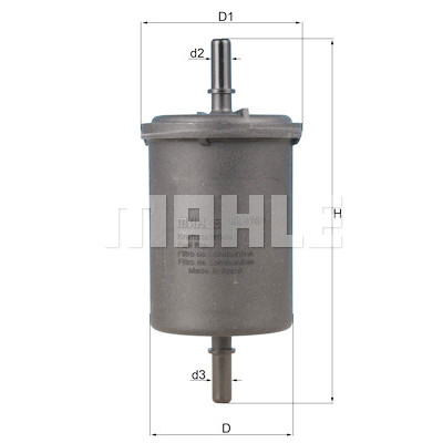 Filtre à carburant MAHLE ORIGINAL KL 416/1